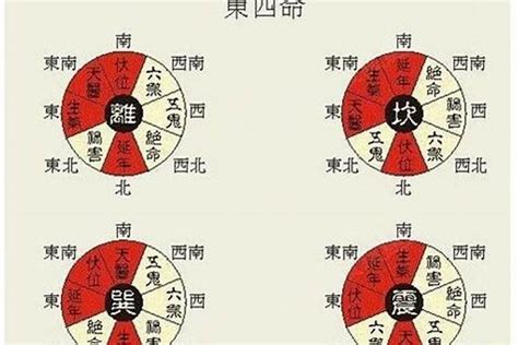 命卦对照表|东四命西四命速查表 命卦对照表